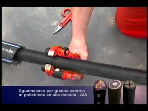 Снятие изоляции электромонтажным инструментом Intercable. - YouTube