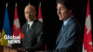 Canada announces new military aid for Ukraine, sanctions on Russia | FULL