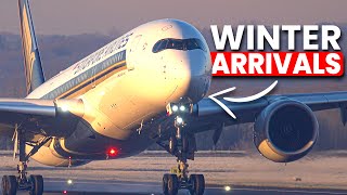 Stunning Aircraft Landing | 3 Minutes of Winter Arrivals