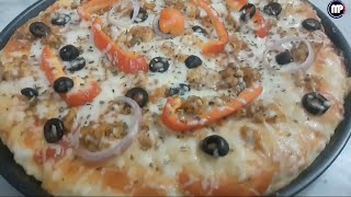 ওভেনে তৈরি পারফেক্ট চিকেনপিৎজা| Homemade Chicken Pizza | Pizza Without Oven | mp homemade everything