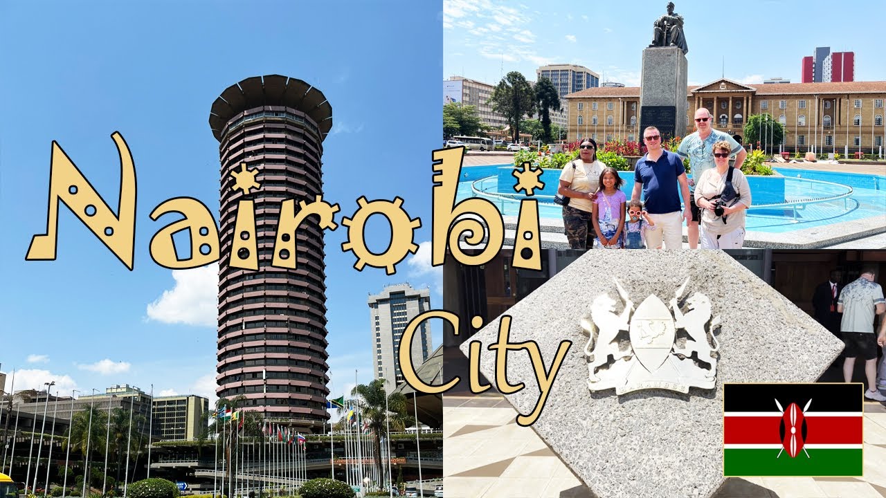 Nairobi city tour: rooftop Kenyatta International Conference Centre and Nairobi Railway Museum 🏙️🏢🇰🇪