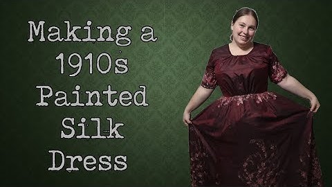 Making a 1910s Evening Dress || Dressing the 20th Century Woman