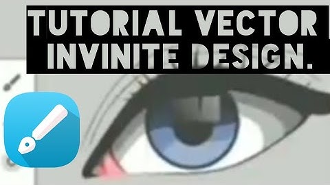 Tutorial membuat vector mata diandroid hanya menggunakan apk Infinite Design