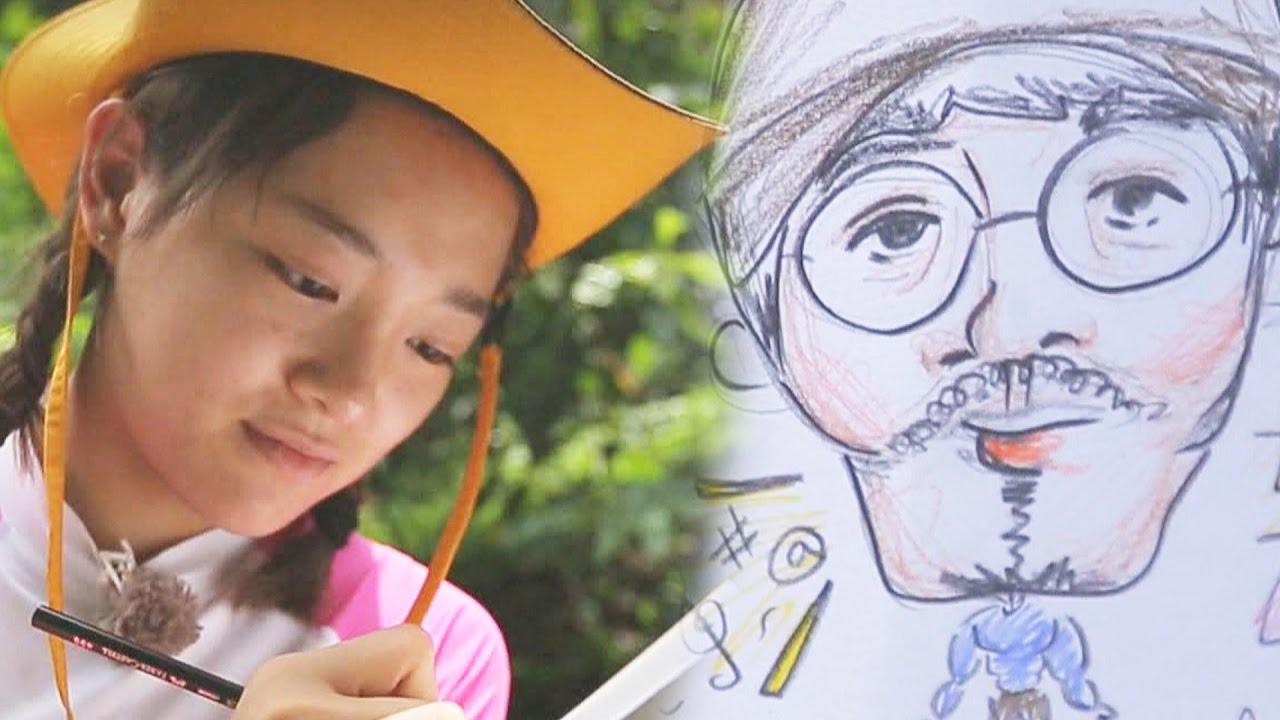 다재다능 화가 세정, 멤버 위한 ‘캐리커처 선물’ @정글의 법칙 261회 20170421