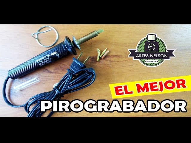 Cómo funciona un pirograbador  Como grabar en madera, Grabar madera,  Pirograbado