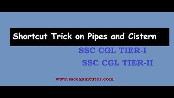 Pipes and Cistern Shortcuts and Tricks- Easiest Trick seen Ever : Part 1