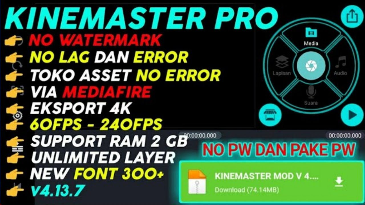 Aplikasi Kinemaster Mod V4 13 7 Terbaru Download Kinemaster