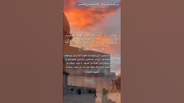 من المؤمنين رجال من سورة الأحزاب القارئ حمزة مد،بو.ح❤️💮💙🌼💟💐💜🏵️