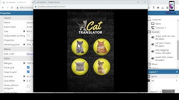 How to Add sound on Buttons using Construct 3