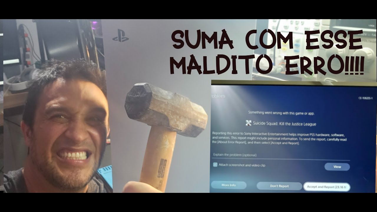 COMO RESOLVER ERRO CE 108255 1 EM 2025 NO PS5 - YouTube