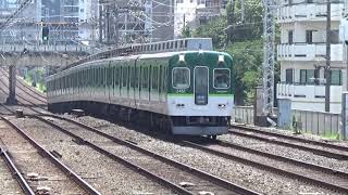 【高速通過！】京阪電車 2400系2451編成 準急出町柳行き 野江駅