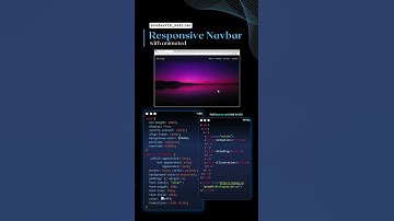 Responsive Navbar using CSS..❤️ | #codewith_muhilan #css #coding