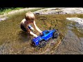 HE SUNK MY TRAXXAS RC TRUCK!