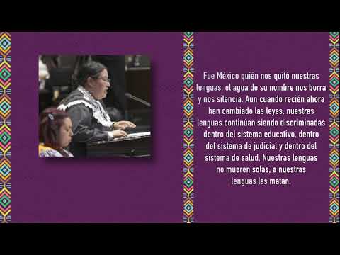 Discurso de Yasnayá Elena Aguilar en Mixe