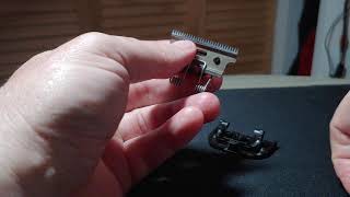 Cordless Wahl 9649 blade disassembly and reassembly