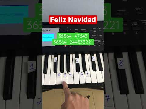 Feliz Navidad Piano Tutorial Piano Pianotutorial Pianoeasy Pianoinstructor Christmassongs 
