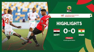 Egypt 🆚 Niger | Highlights - #TotalEnergiesAFCONU23  - MD1 Group B