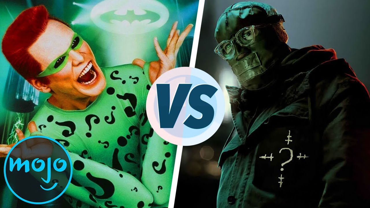 Batman Forever Riddler VS The Batman Riddler - YouTube