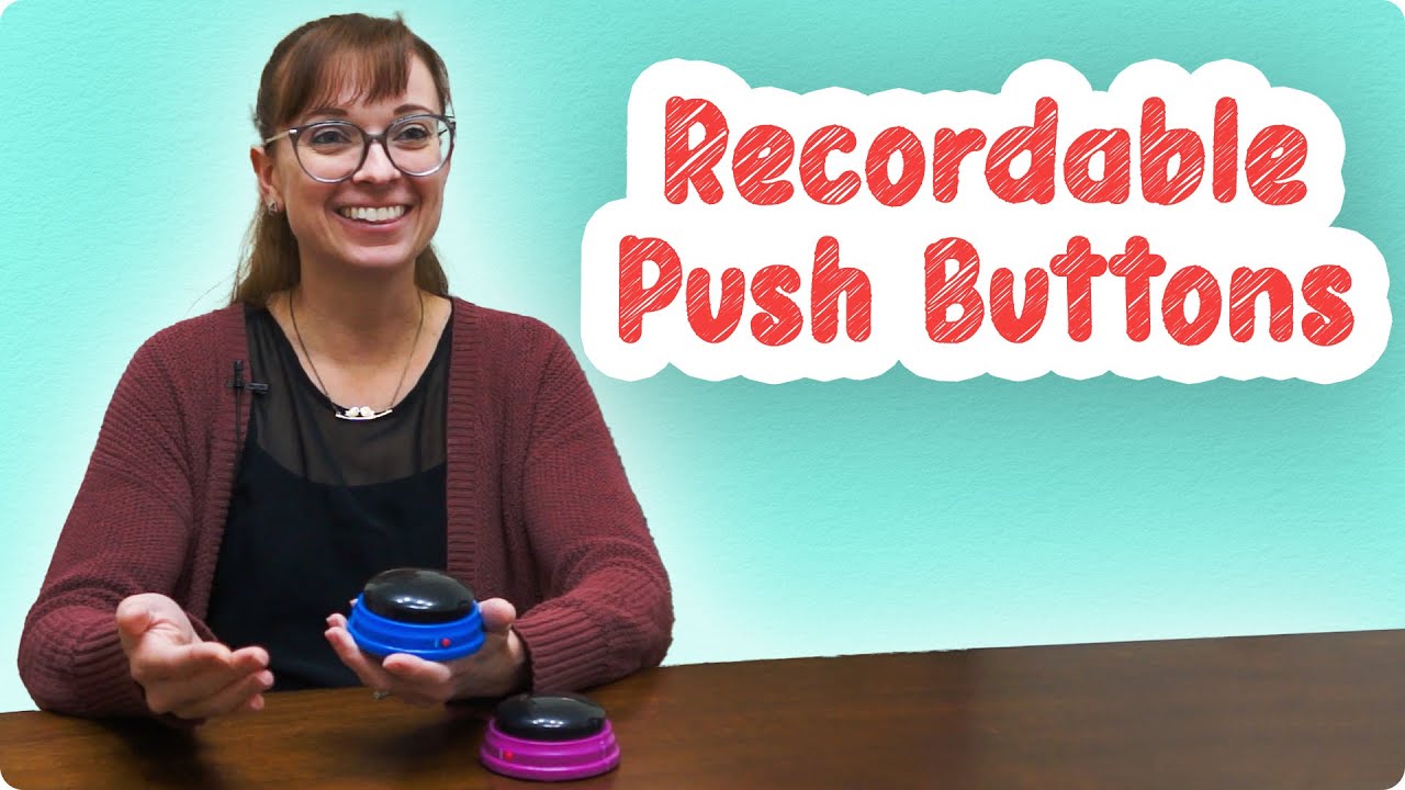 Push Record Button Recordable Push Buttons - YouTube