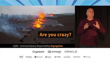 Hugh McKee - 7 Reasons why your microservices should use Event Sourcing & CQRS