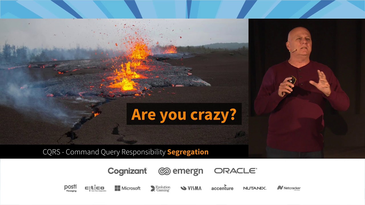 Hugh McKee - 7 Reasons why your microservices should use Event Sourcing & CQRS