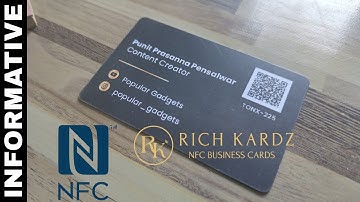 NFC Business Card Rich Kardz, All your business info and contacts in one card