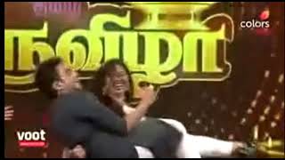 fm carry 30 | girl cradle carry her men in tv show | girl tv show lift carry her men