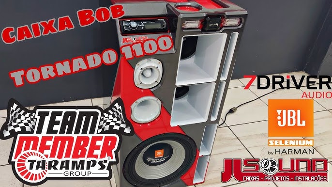 Caixa bob jbl tornado 5600 pressão #caixabob #som #somautomotivo_no12