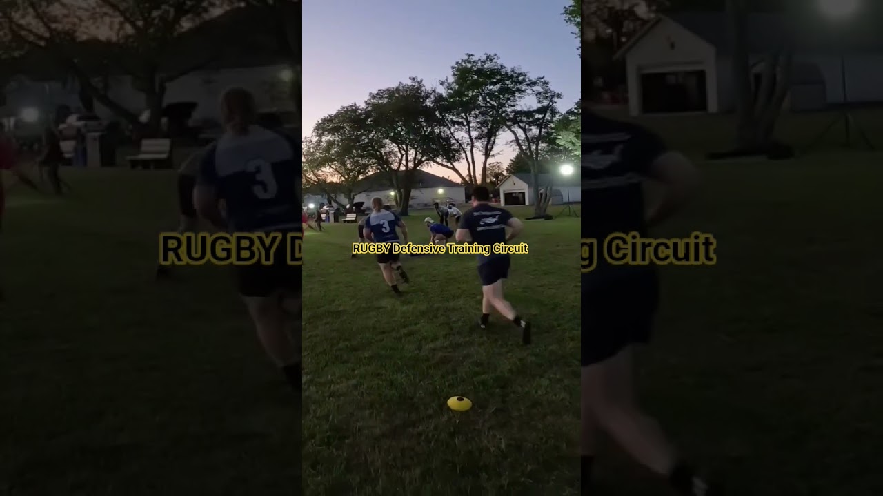 Rugby Defensive Training Circuit 