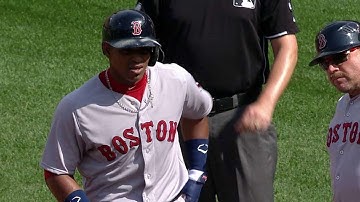 BOS@BAL: Cespedes grounds an RBI single up the middle