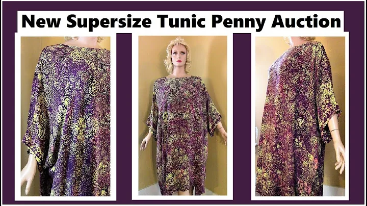 New Supersize Rayon Sarong Tunic Penny Auction