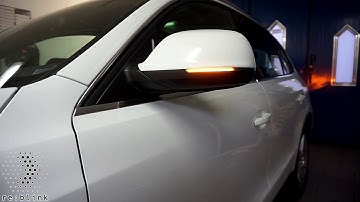 Dynamic indicator Audi Q5 8R facelift retrofit sidemirror turn signal
