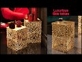 Luxurious side tables using the glue gun | diy | crafting | fashion pixies