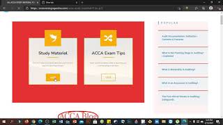 Download Free ACCA Books, Short Notes, Exam Kits [ACCA Study Material] screenshot 1