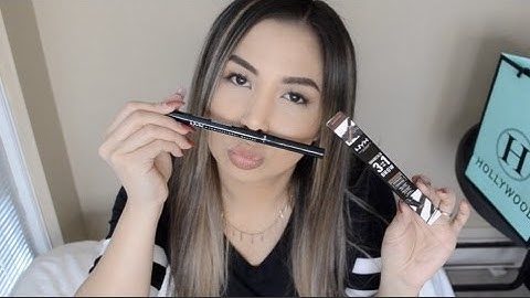 NEW Nyx 3 in 1 Brow Pencil - First Impression, Demo & Review- Is it a NO or a GO?