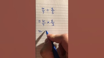 Dividing one fraction by another #fraction #fractions #gcsemath #gcse