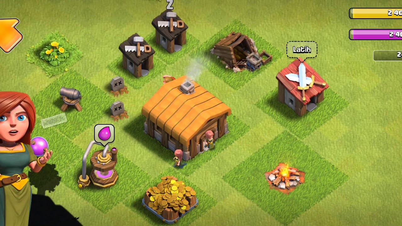 Ketika Desa Pertama Konoha Di Bangun Clash Of Clans YouTube