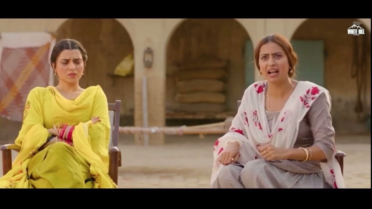 Funny Scene Of Saunkan Saunkne Movie 🤩| Nimrat Khaira | Sargun Mehta | Ammy Virk | White Hill Music