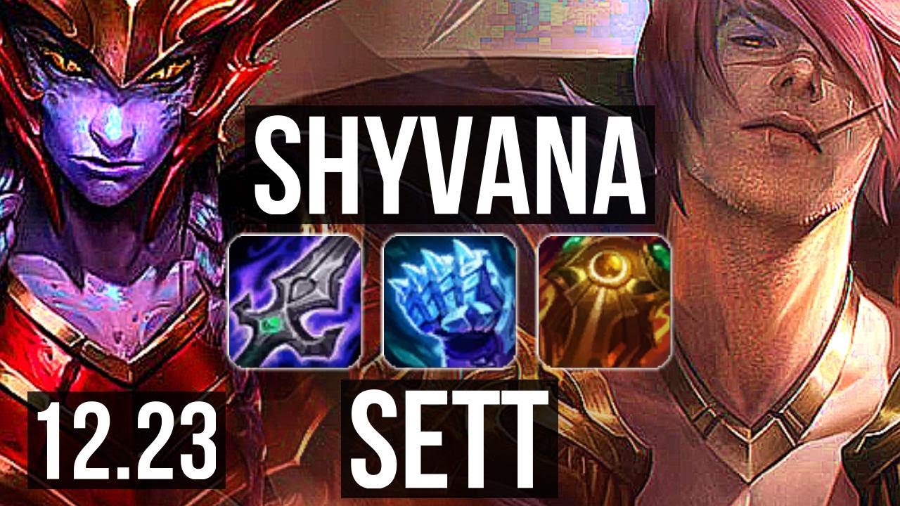 SHYVANA vs SETT (TOP) | 7 solo kills, 900K mastery, Dominating | EUW Diamond | 12.23