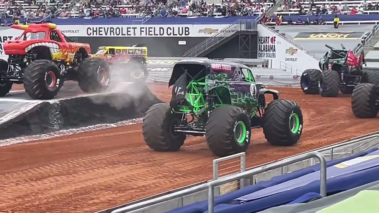 Monster Jam Birmingham, AL 2025 Intros & Racing Highlights