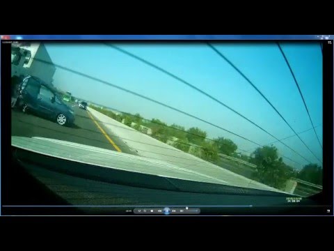 20151229麻豆中山高車禍行車紀錄器後鏡頭