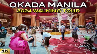 Okada Manila Full Walking Tour | The Largest Luxury Hotel & Casino Resort in the Philippines [4K]