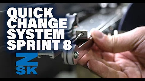 Quick Change System of the ZSK SPRINT 8 Embroidery