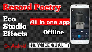 How to record poetry with music | Record Shayri with background Music and eco effect | Shahid Dash,, screenshot 5