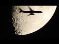 Nikon Coolpix B700 Moon Close Up -  Airplane Crossing The Moon - 9/28/2017
