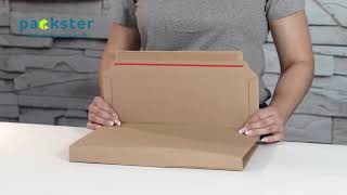 Buchverpackung Packster