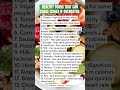 ⚠️ Even healthy foods can be tricky if you overdo it! 🥗 #balanceddieting #leanlife #dietmatters