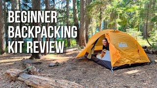 REI Coop Backpacking Bundle Review  Tent Sleeping Bag & Pad