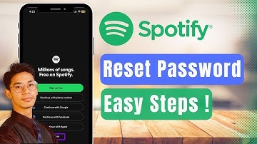 How to Reset Spotify Password !