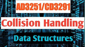 Collision handling in tamil || Data structures design || AD3251/CD3291||Anna university reg-2021.